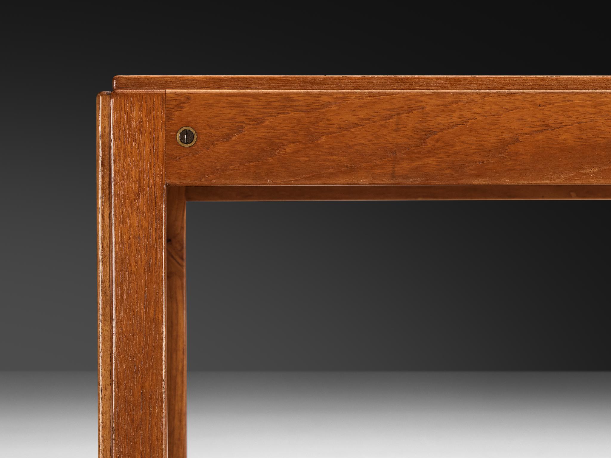 1960s Danish Rectangular Coffee Table in Teak For Sale 4