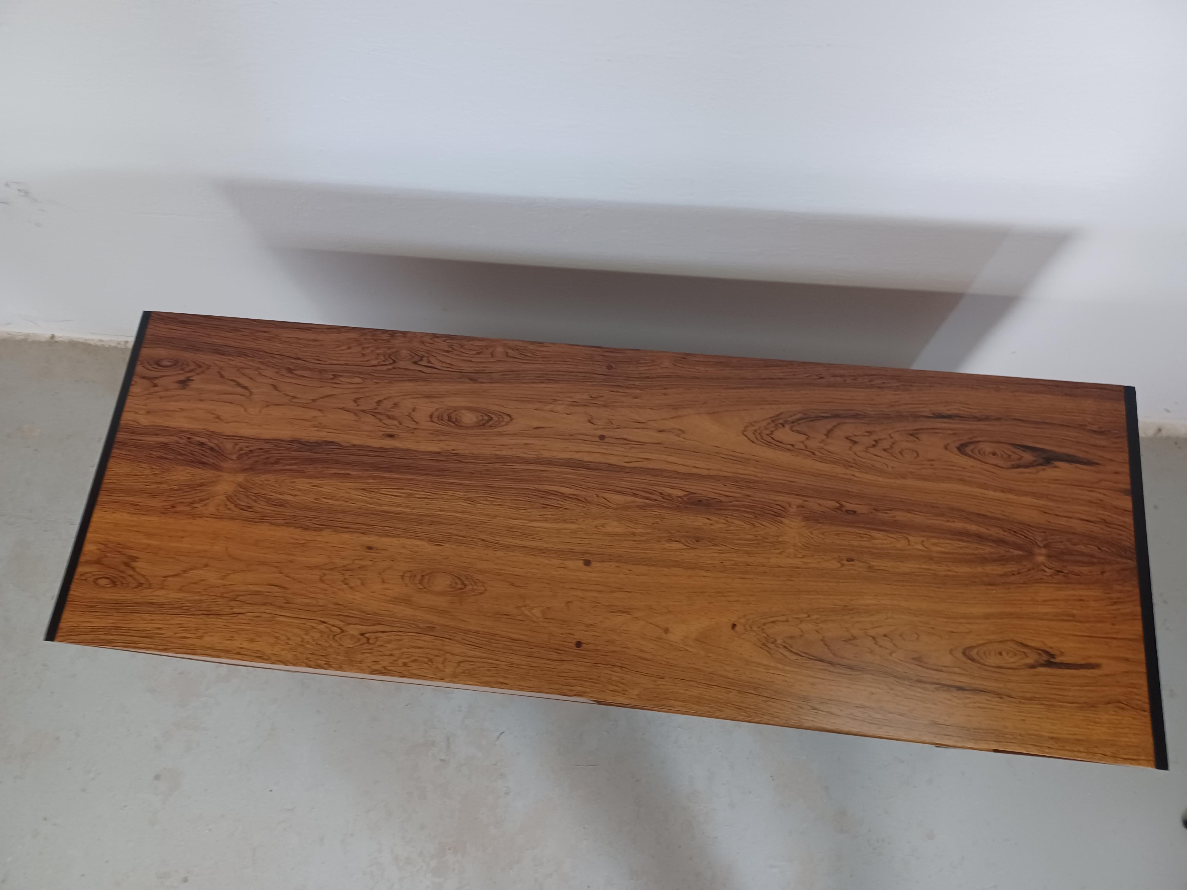 1960s Danish Refinished Hans Hove Credenza in Rosewood by Christian Linneberg For Sale 6