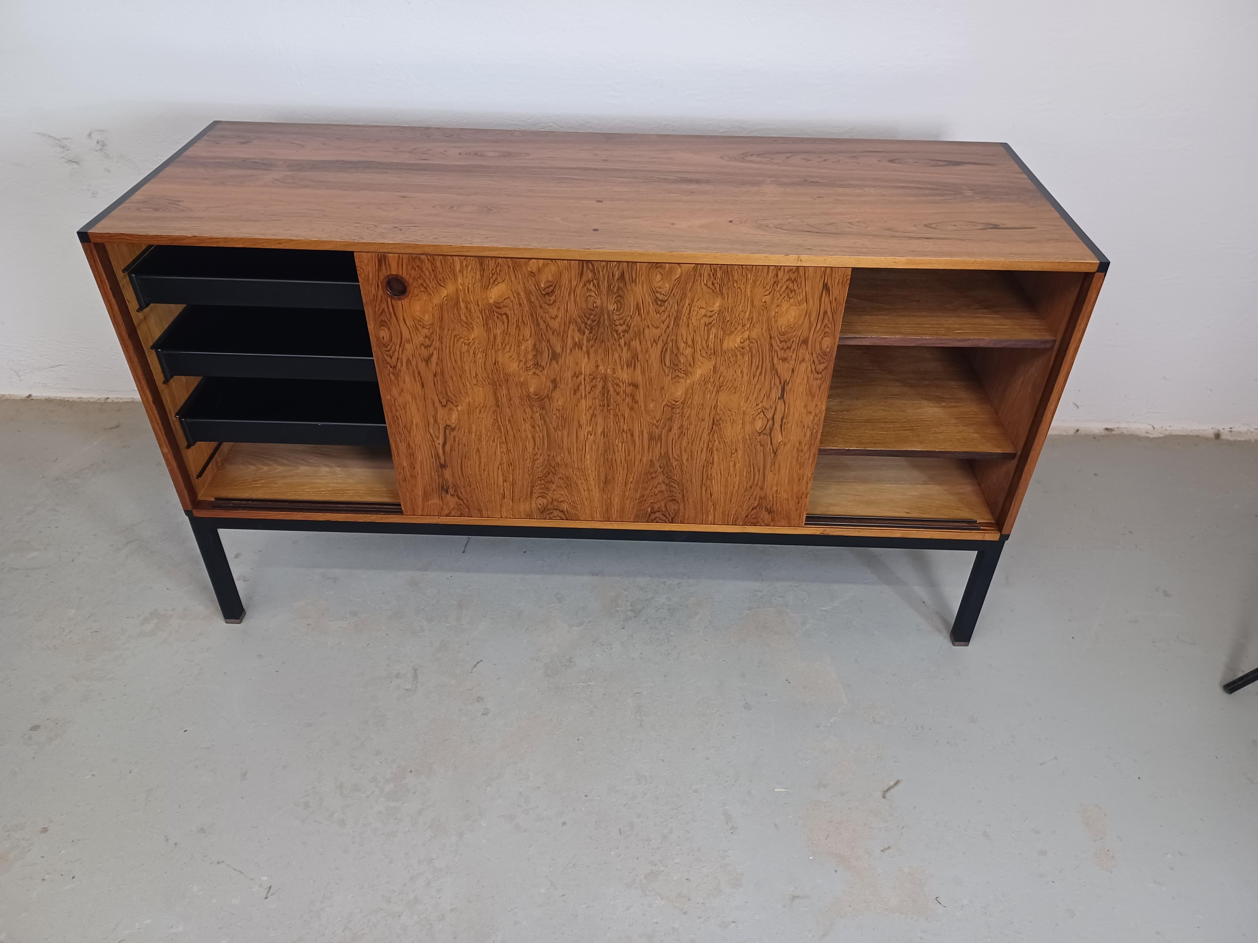 1960s Danish Refinished Hans Hove Credenza in Rosewood by Christian Linneberg For Sale 7