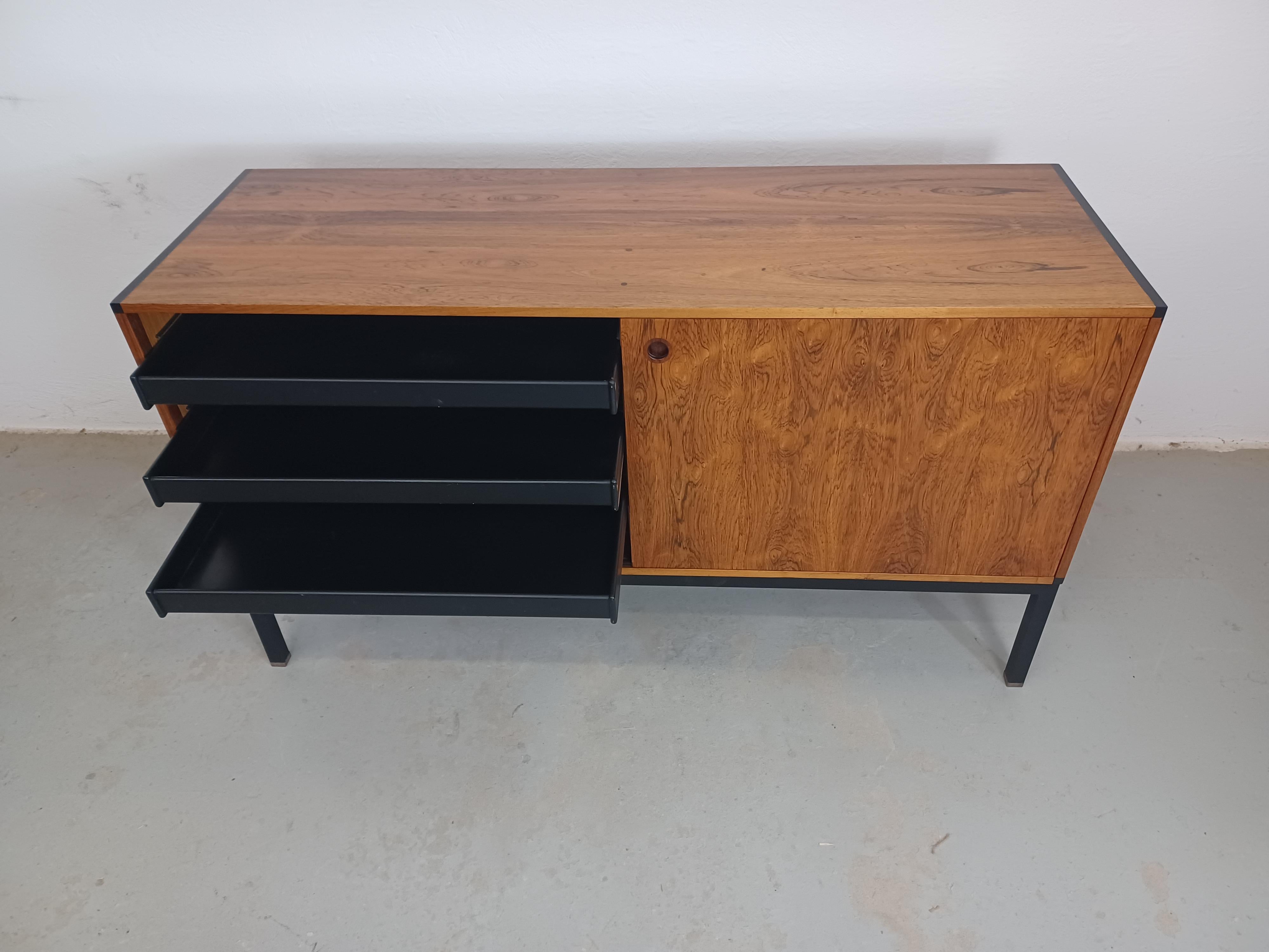 1960s Danish Refinished Hans Hove Credenza in Rosewood by Christian Linneberg For Sale 8