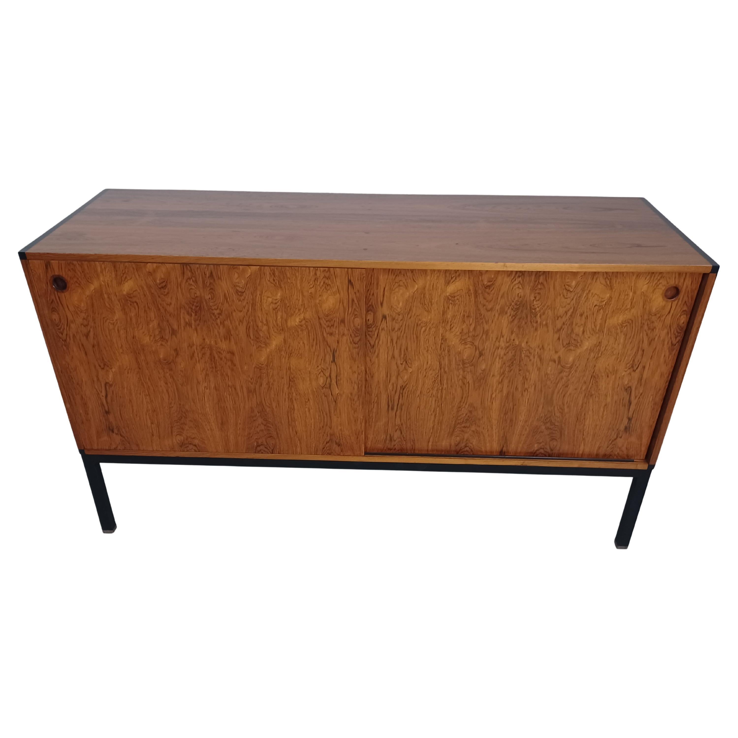 1960s Danish Refinished Hans Hove Credenza in Rosewood by Christian Linneberg For Sale