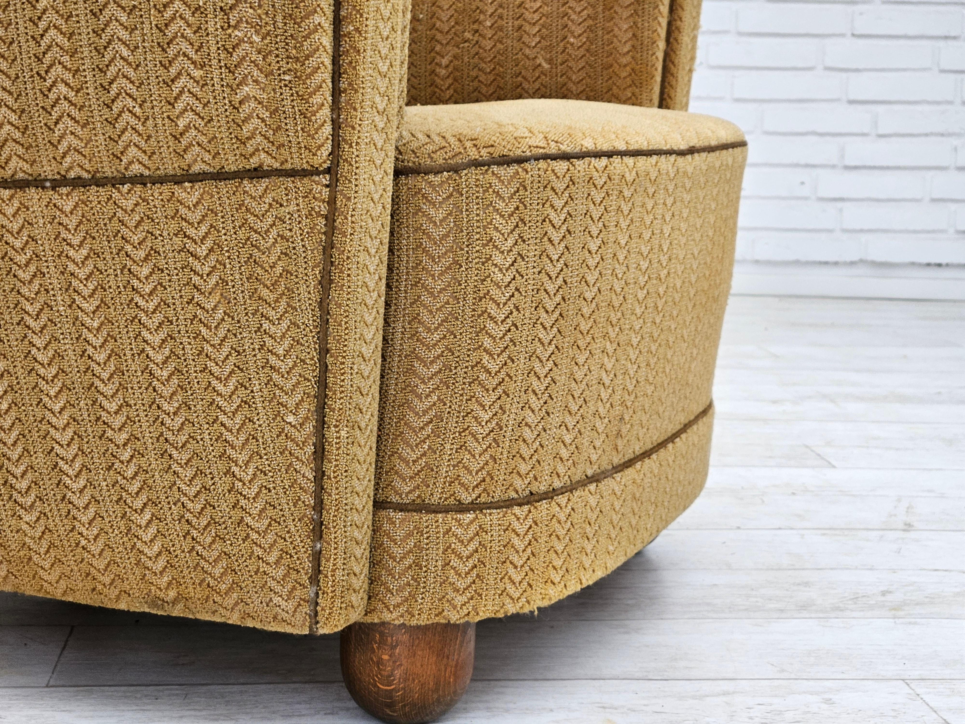 1960s, Danish relax chair, original upholstery, good condition. For Sale 7