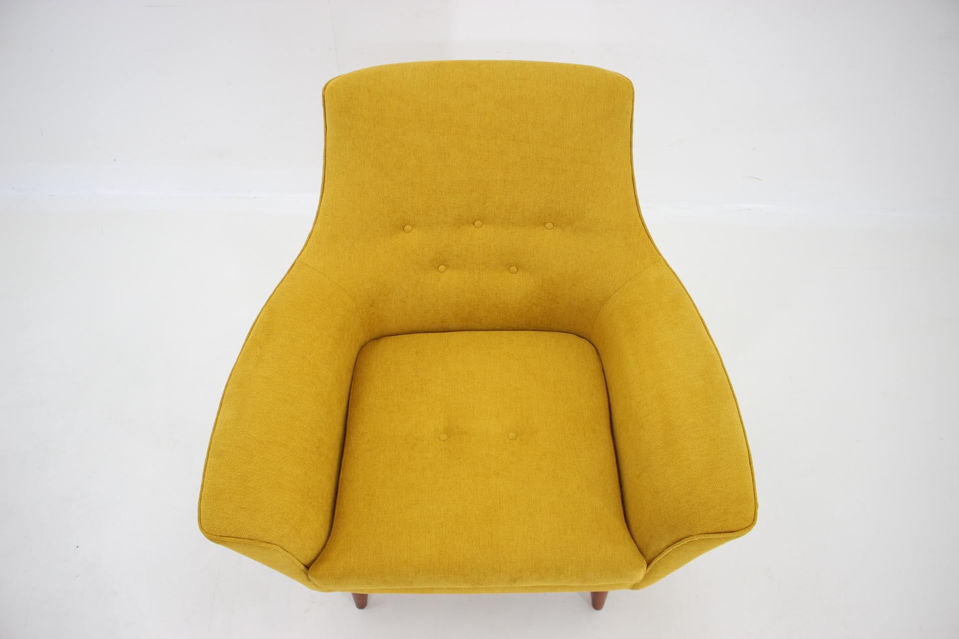 Mid-Century Modern 1960s Danish Restored Armchair