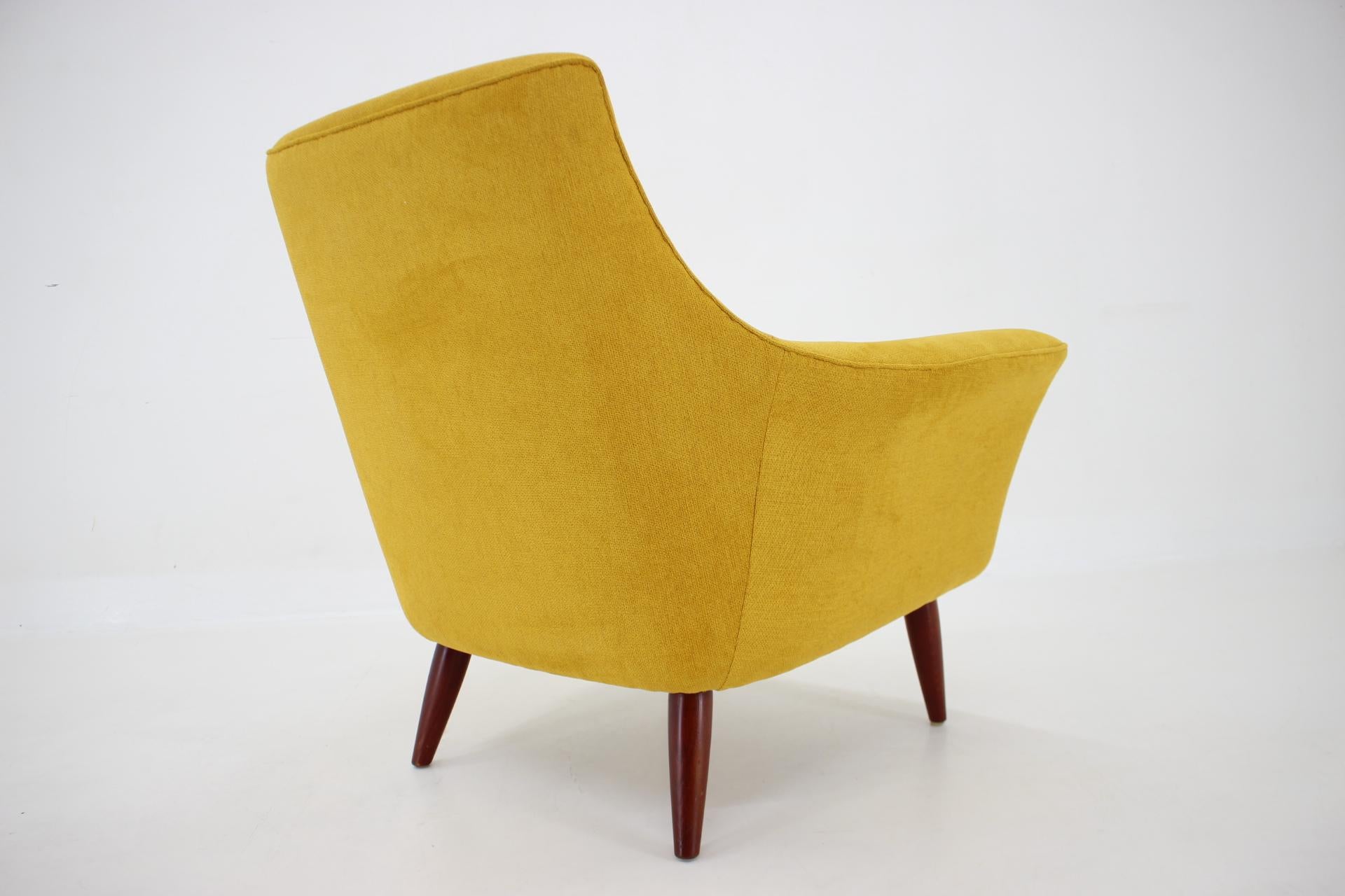 Fabric 1960s Danish Restored Armchair