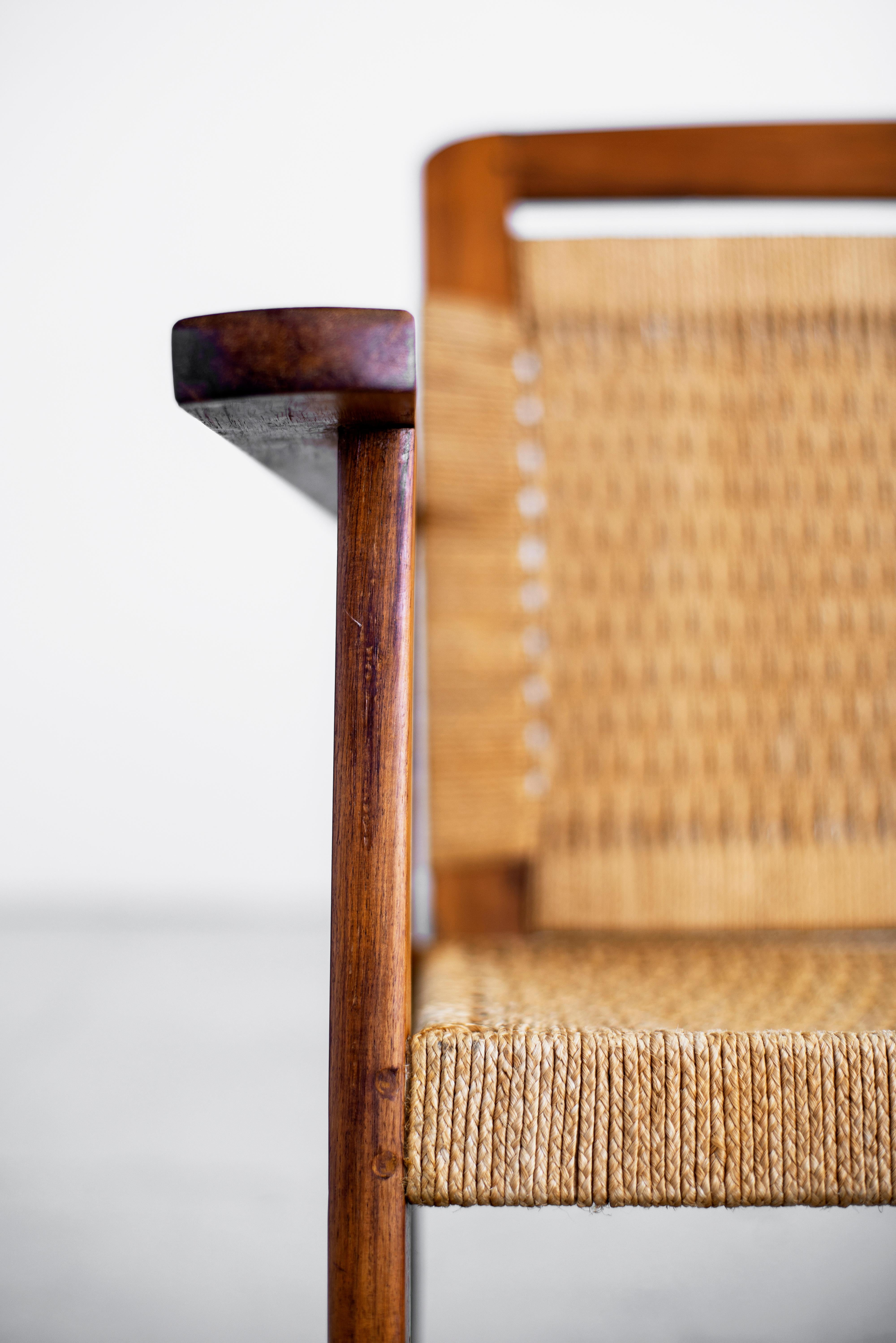 1960s Danish Rope Bench 1