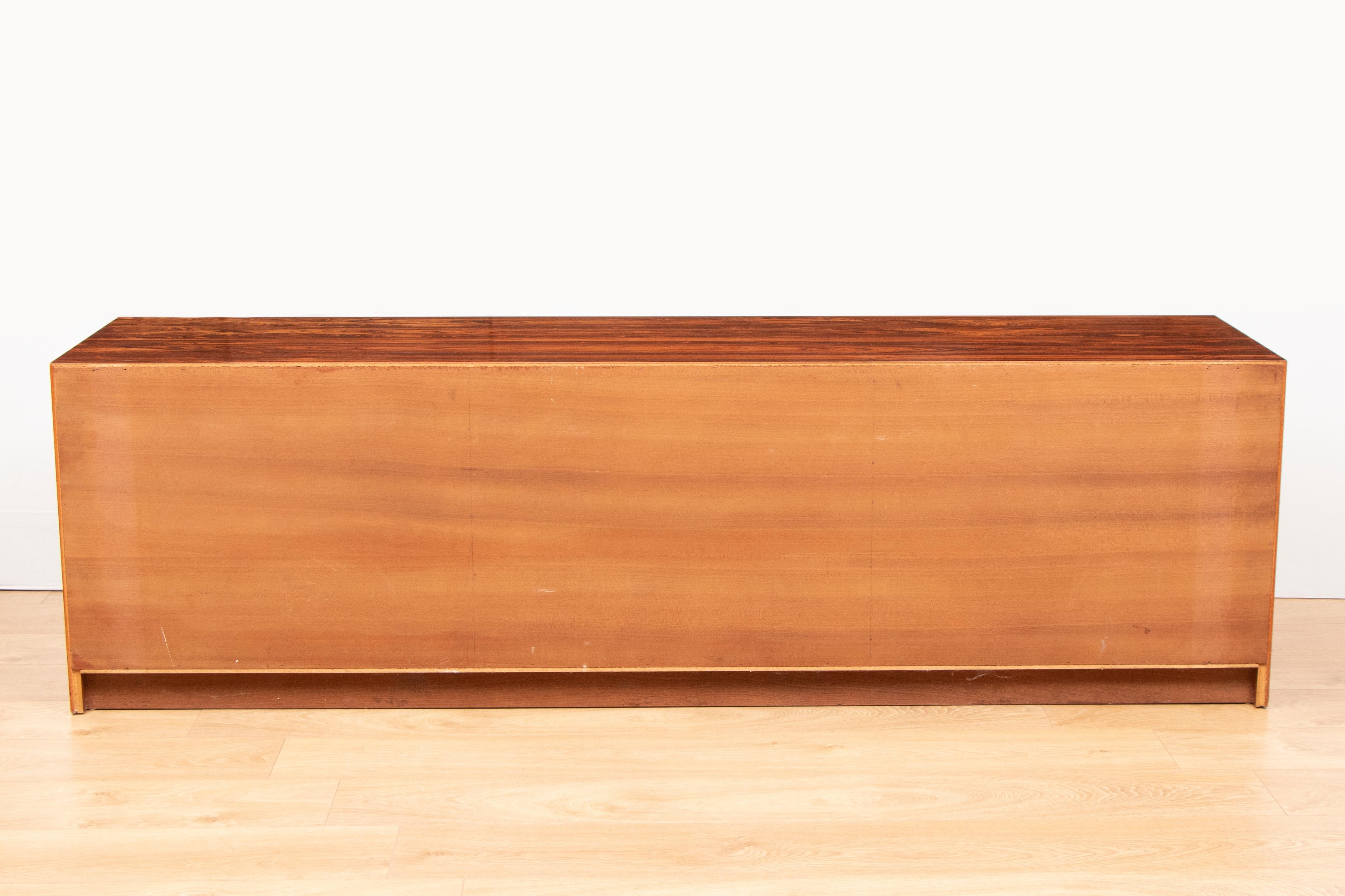 1960s Danish Rosewood 3-Drawer Sideboard In Good Condition In London, GB