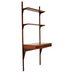 1960s Danish Rosewood Cado Royal Shelving / Desk / Bookcase