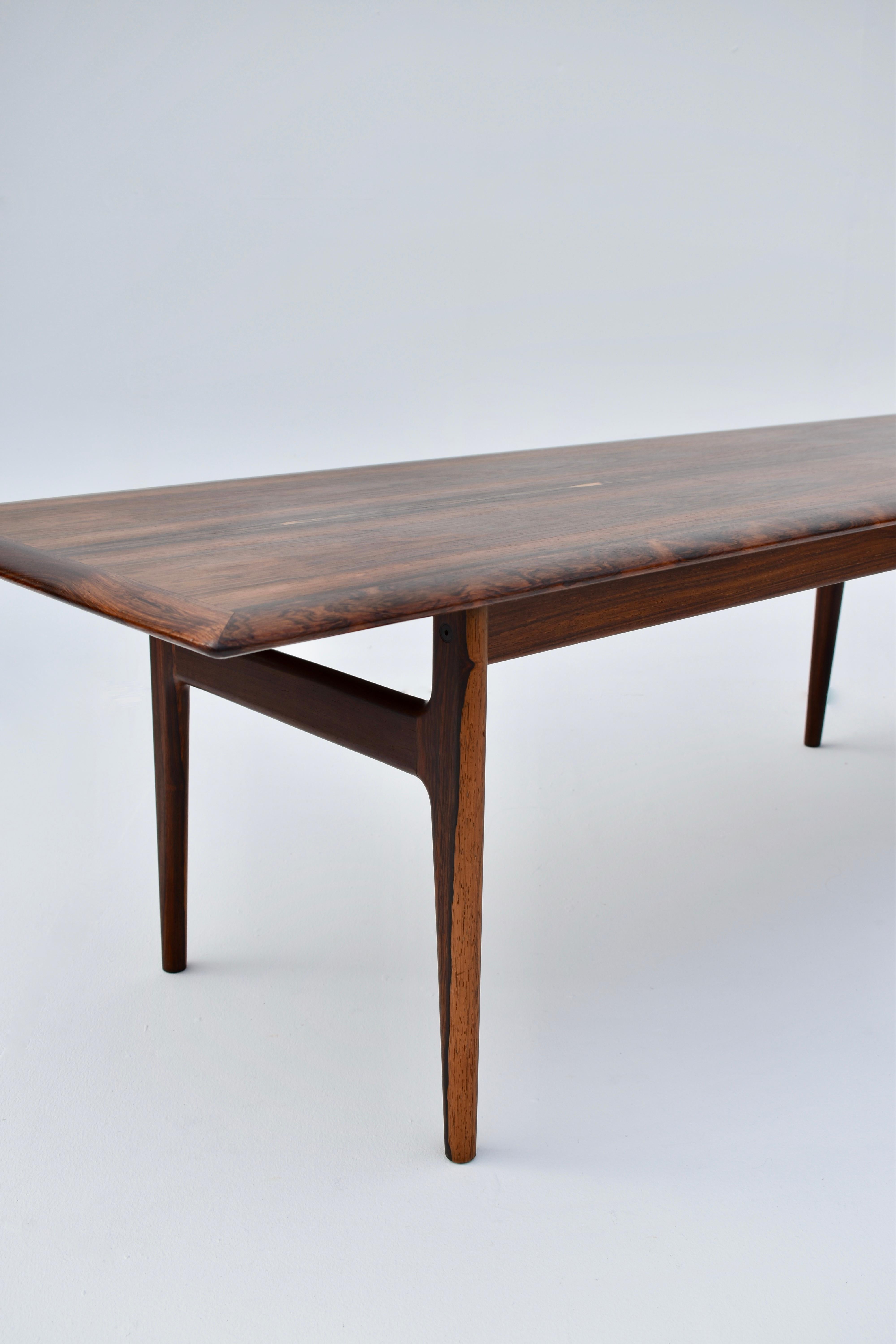 1960's Danish Rosewood Coffee Table for C.F Christensen In Good Condition In Shepperton, Surrey