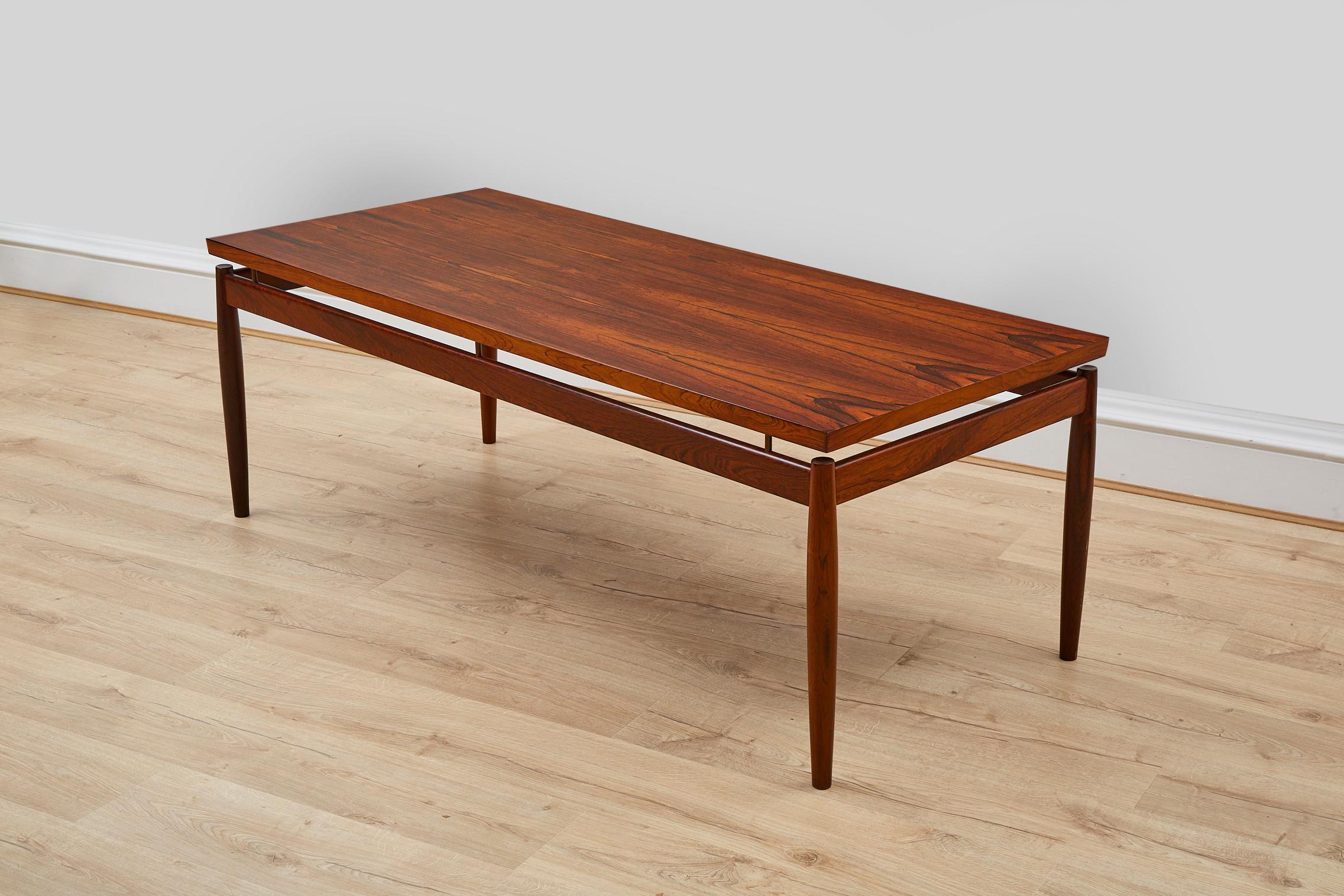 1960's Danish Rosewood Coffee Table, Grete Jalk For France & Son In Good Condition In London, GB