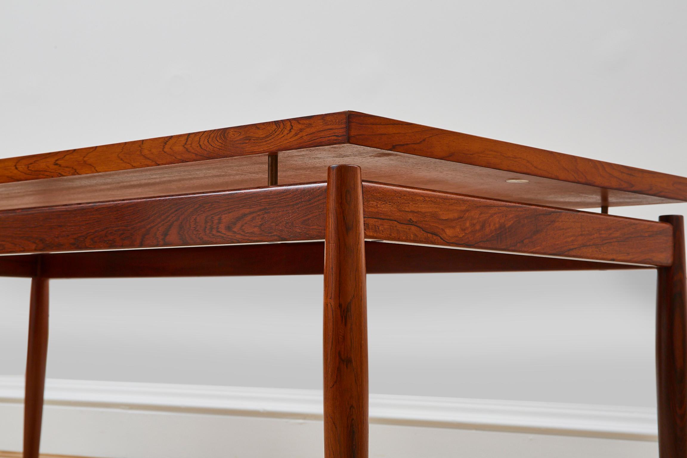 1960's Danish Rosewood Coffee Table, Grete Jalk For France & Son 1