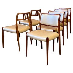 1960s Danish Rosewood Dining Chairs by Niels Møller