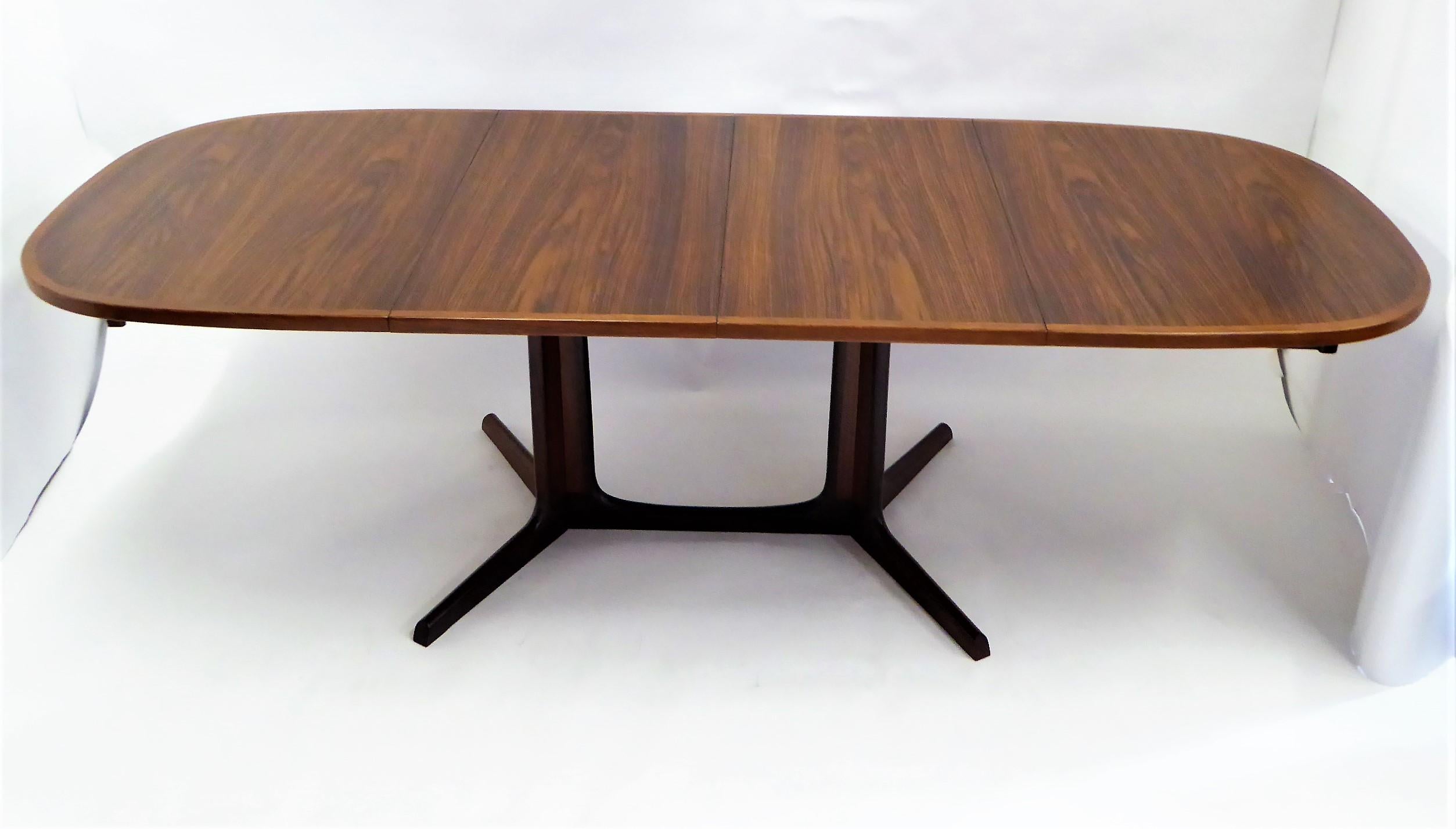 1960s Danish Rosewood Dining Table by Gudme Møbelfabrik 7