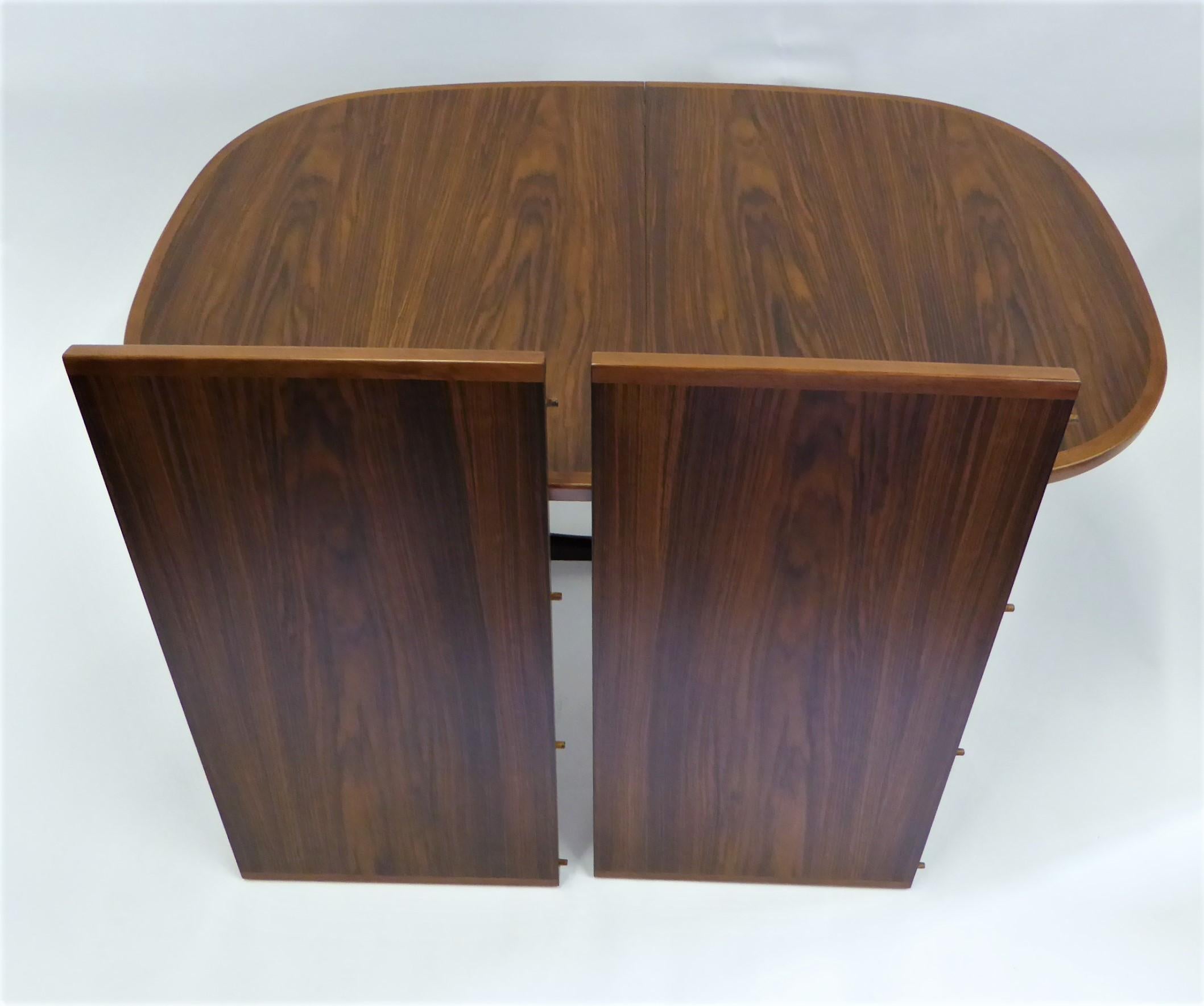 1960s Danish Rosewood Dining Table by Gudme Møbelfabrik 3