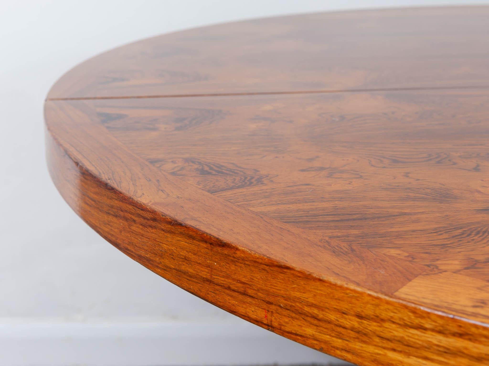 1960s Danish Rosewood Dining Table by John Mortensen for Heltborg Mobler 1