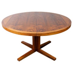 1960s Danish Rosewood Dining Table by John Mortensen for Heltborg Mobler