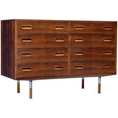 1960s Danish Rosewood Double Chest of Drawers