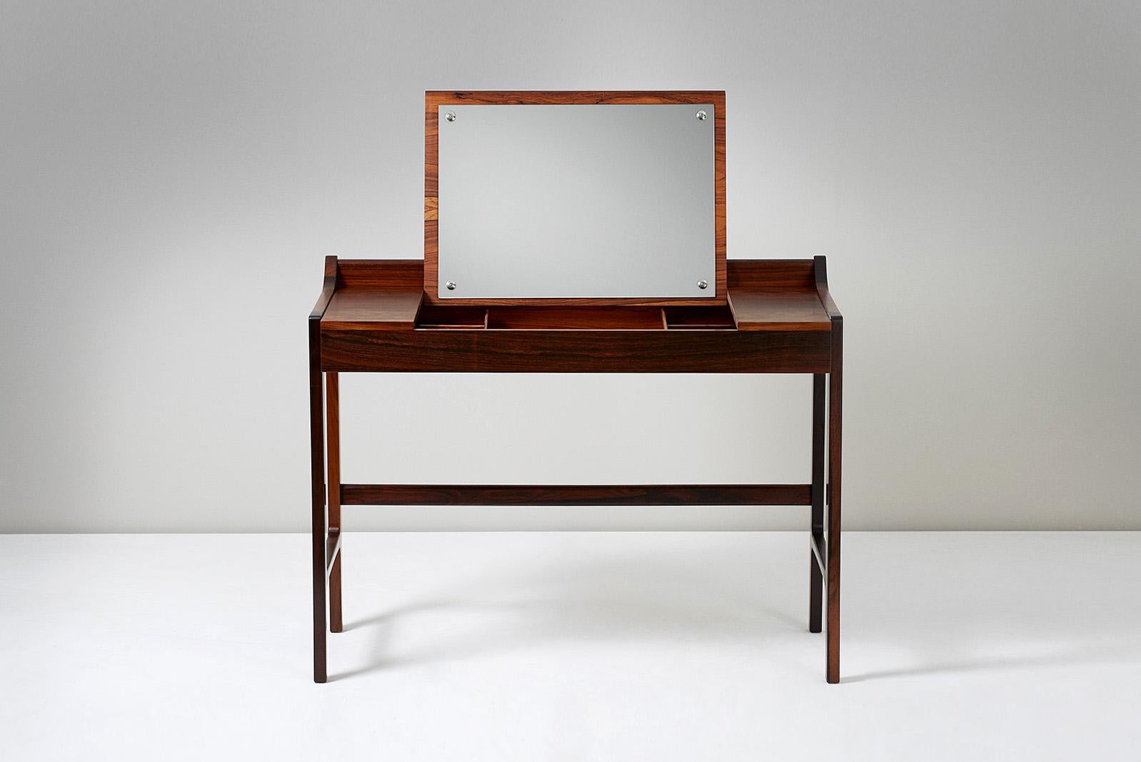 Scandinavian Modern 1960s Danish Rosewood Dressing Table