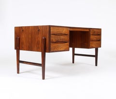 1960s Danish Rosewood Executive Desk by Christian Moller