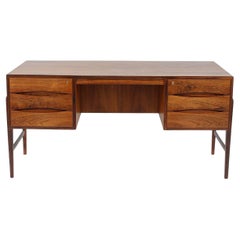1960s Danish Rosewood Executive Desk by Christian Moller