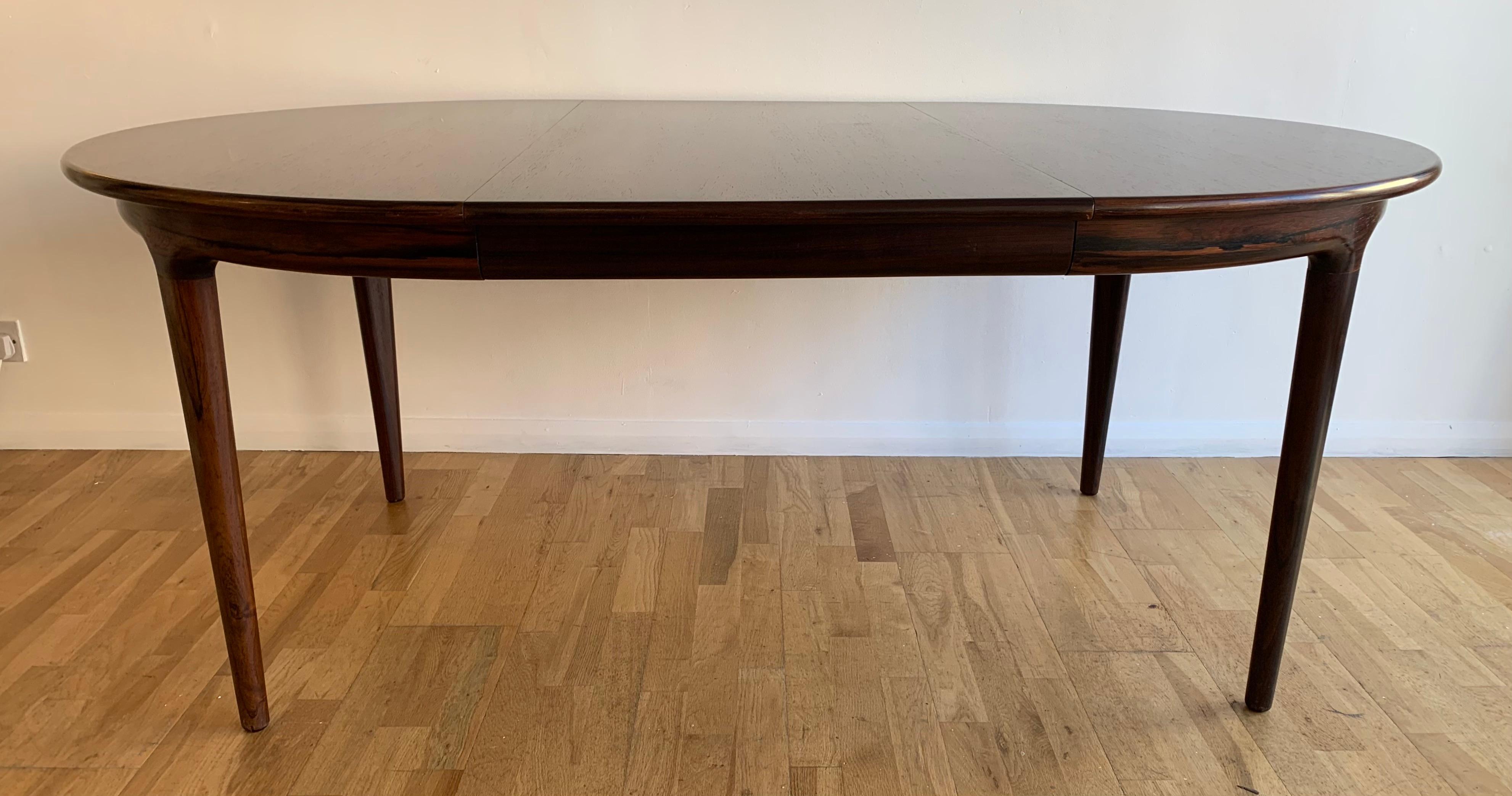 1960s Danish Rosewood Johannes Andersen Dining Table for Uldum Møbelfabrik 4