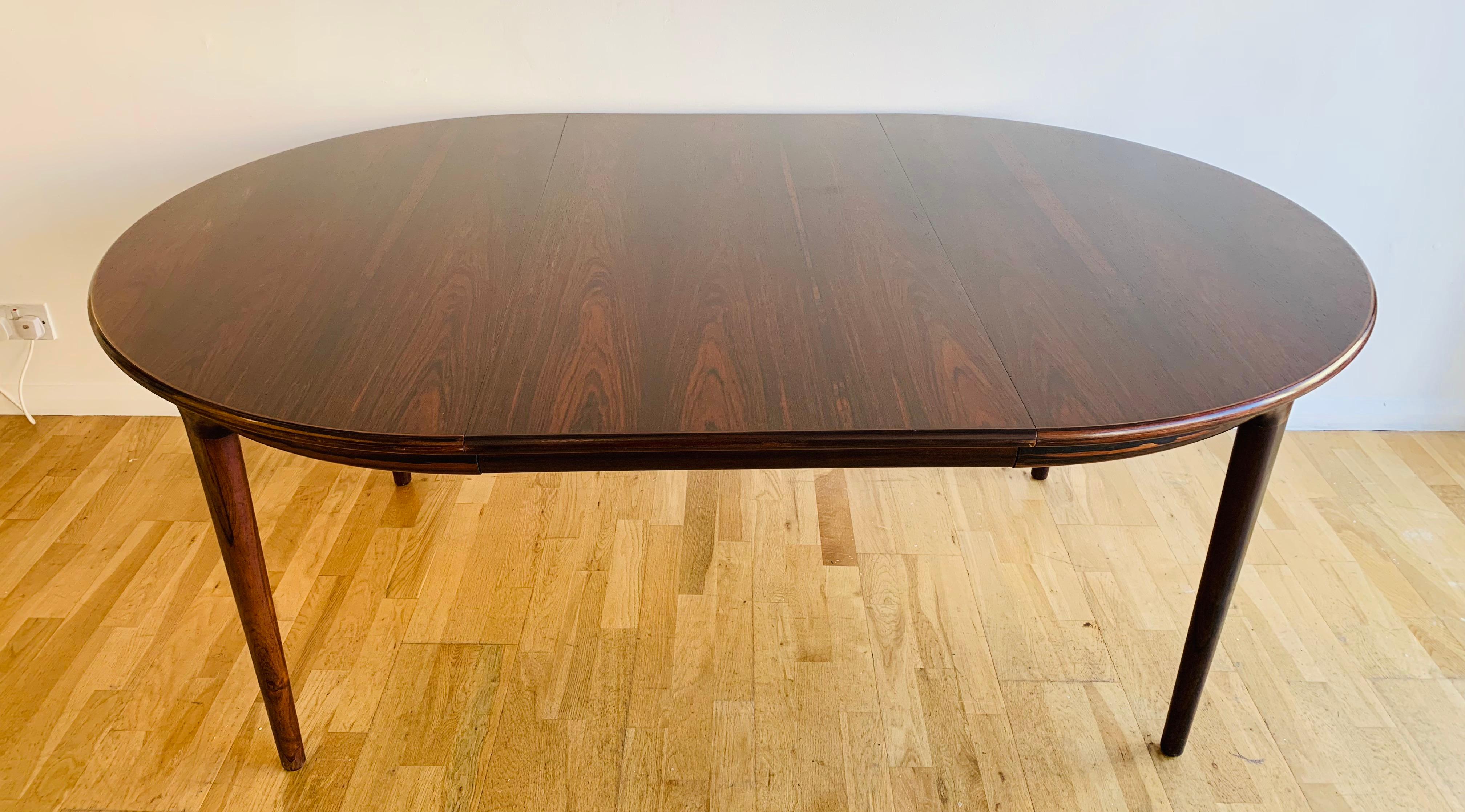 1960s Danish Rosewood Johannes Andersen Dining Table for Uldum Møbelfabrik 5