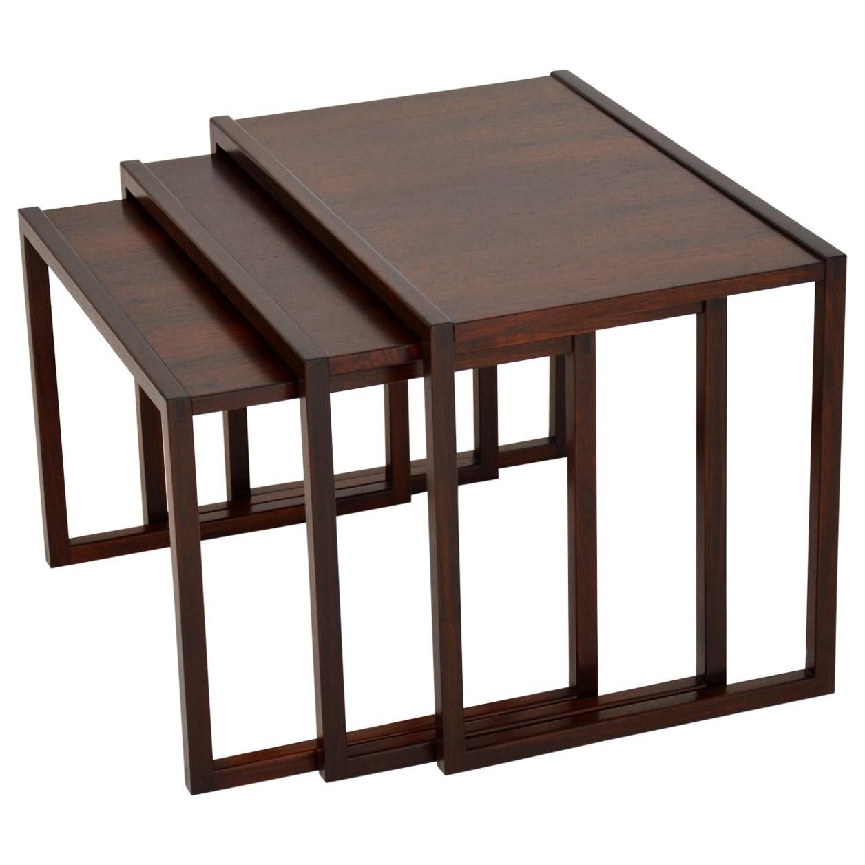 1960s Danish Nest of Tables by Kai Kristiansen