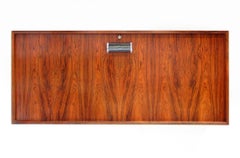 1960s, Danish Roswood Wall-Mounted Bar / Desk by Erik Buch for Dyrlund