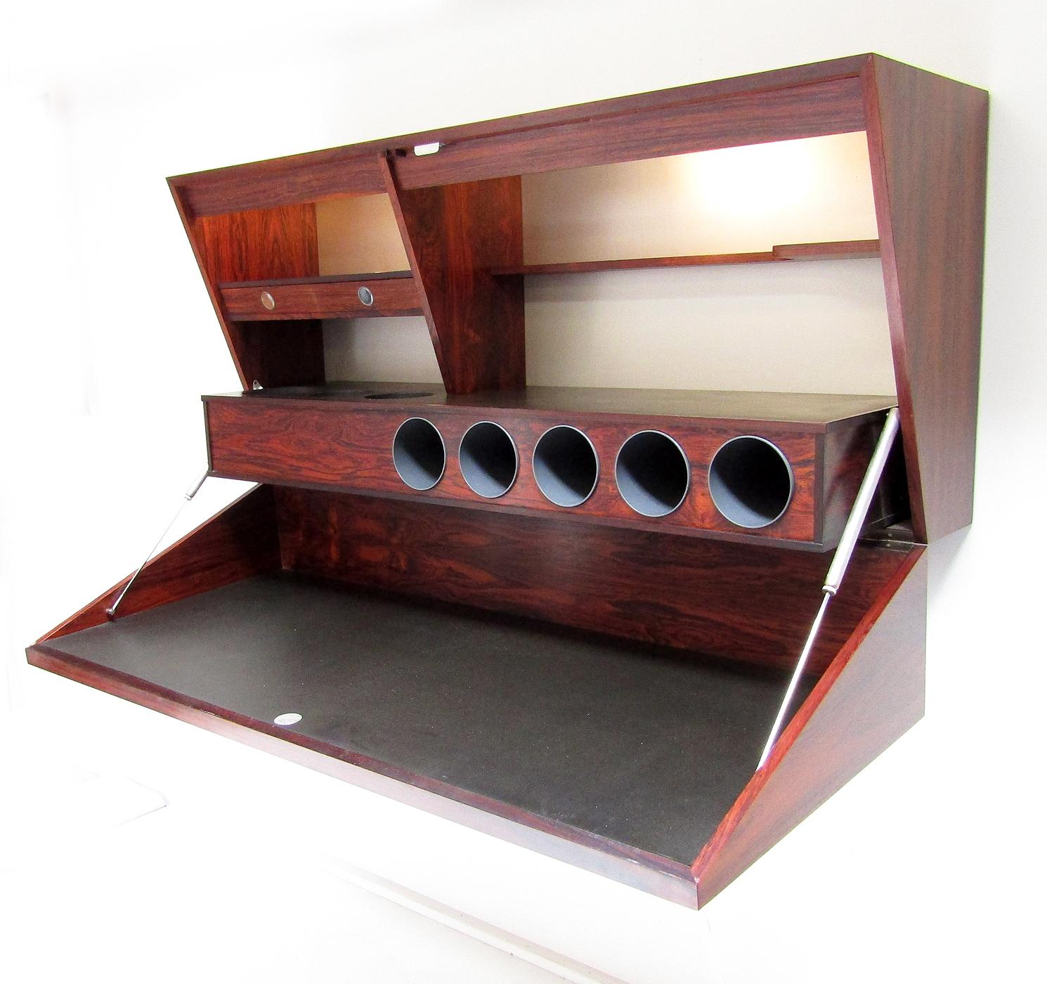 modern wall mounted bar cabinet