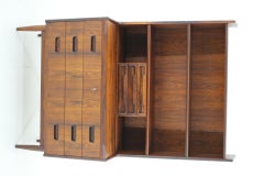 1960s Danish Secretary/Writing Cabinet by BRDR Larsen in Palisander
