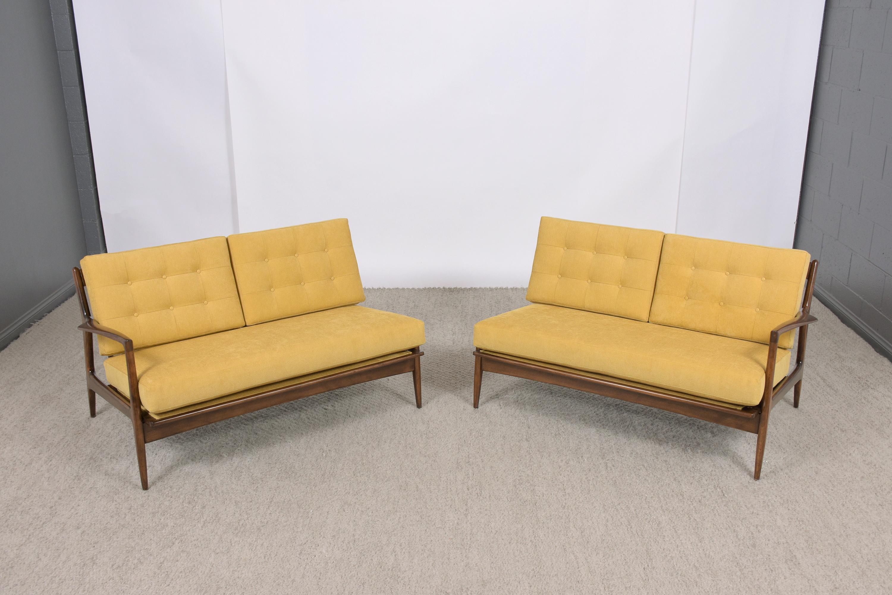 Vintage Mid-Century Danish Sectional Sofa: Timeless Scandinavian Elegance For Sale 1