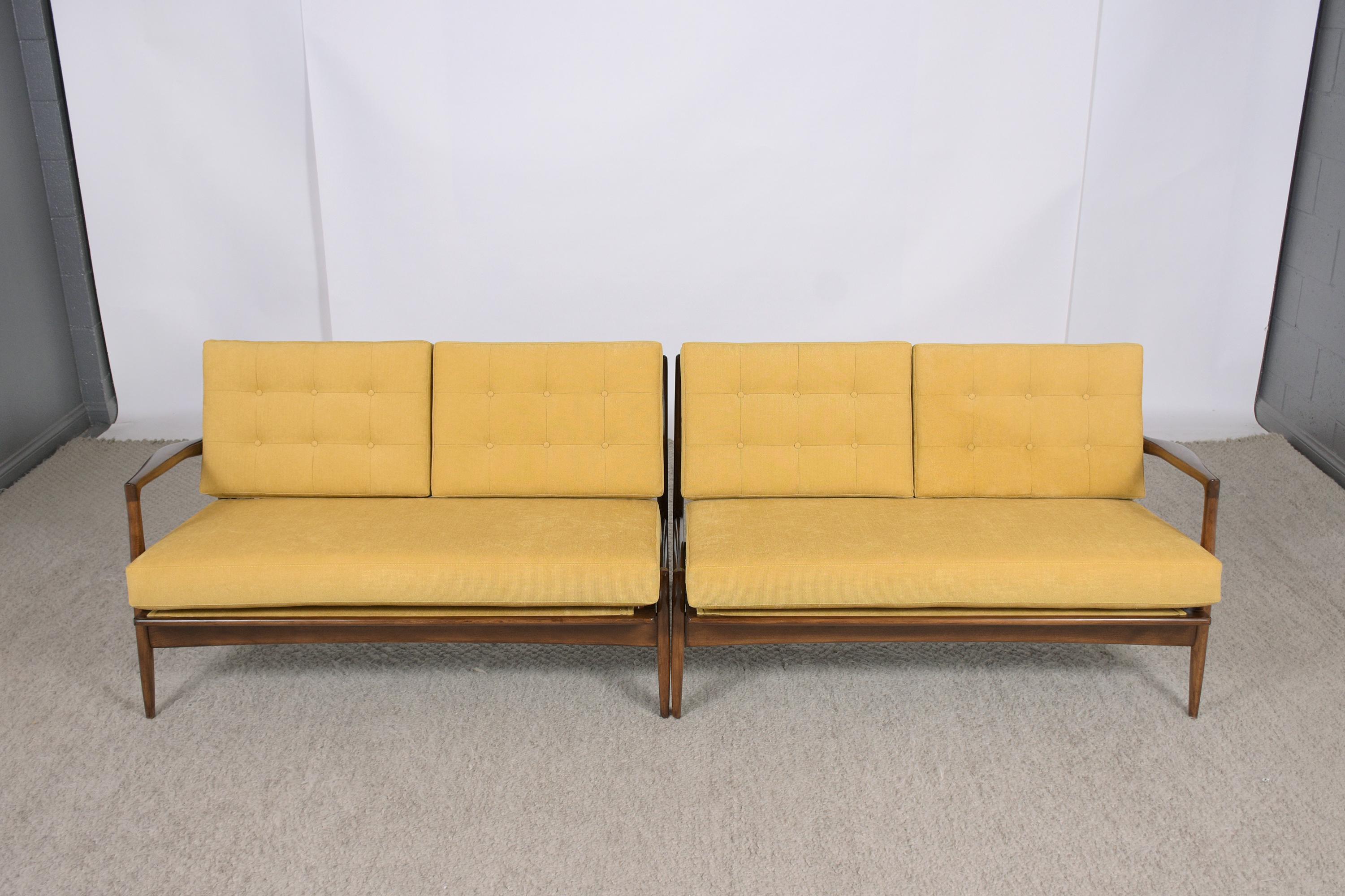 Vintage Mid-Century Danish Sectional Sofa: Timeless Scandinavian Elegance For Sale 2