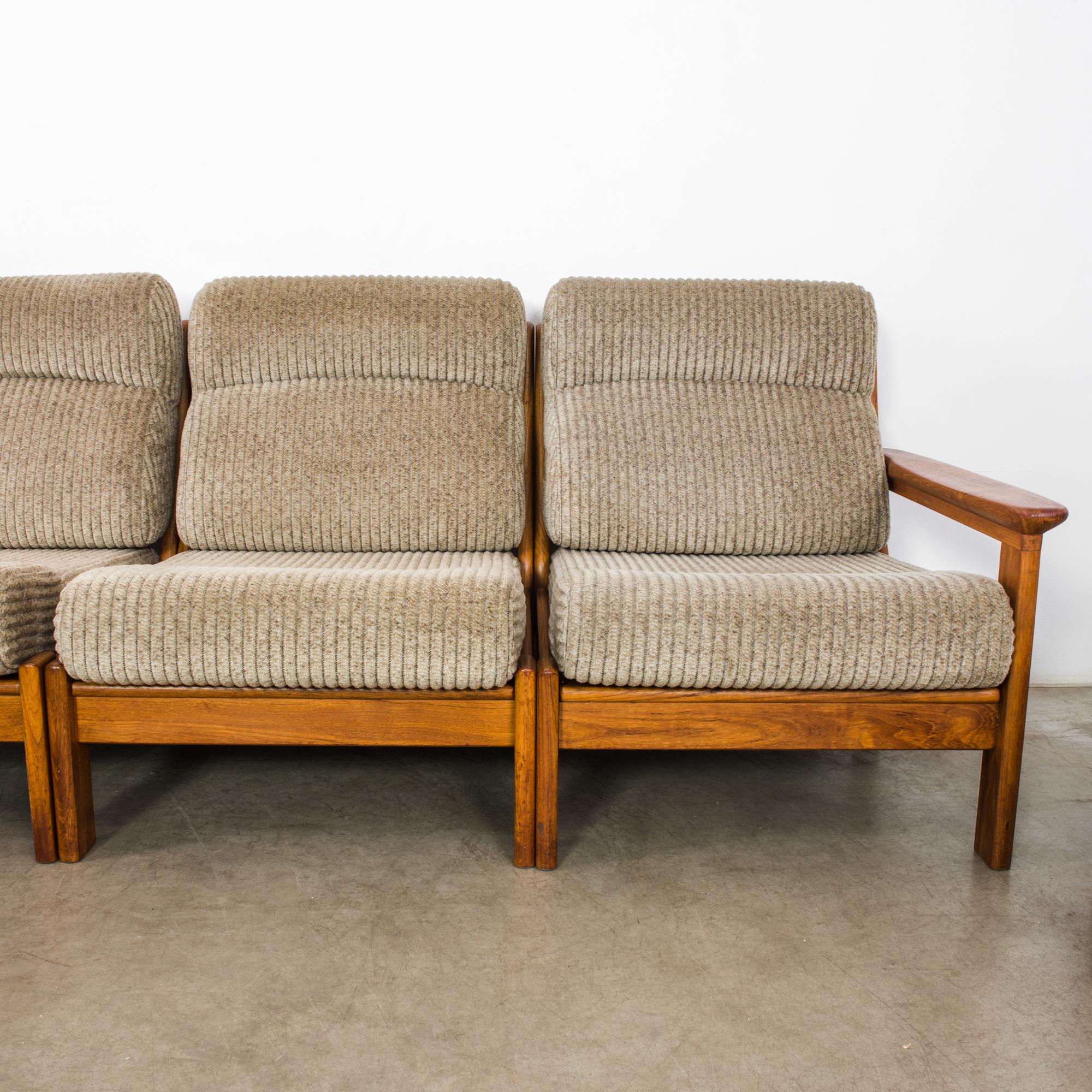 1960s Danish Set of Two Sofas and Armchair 2