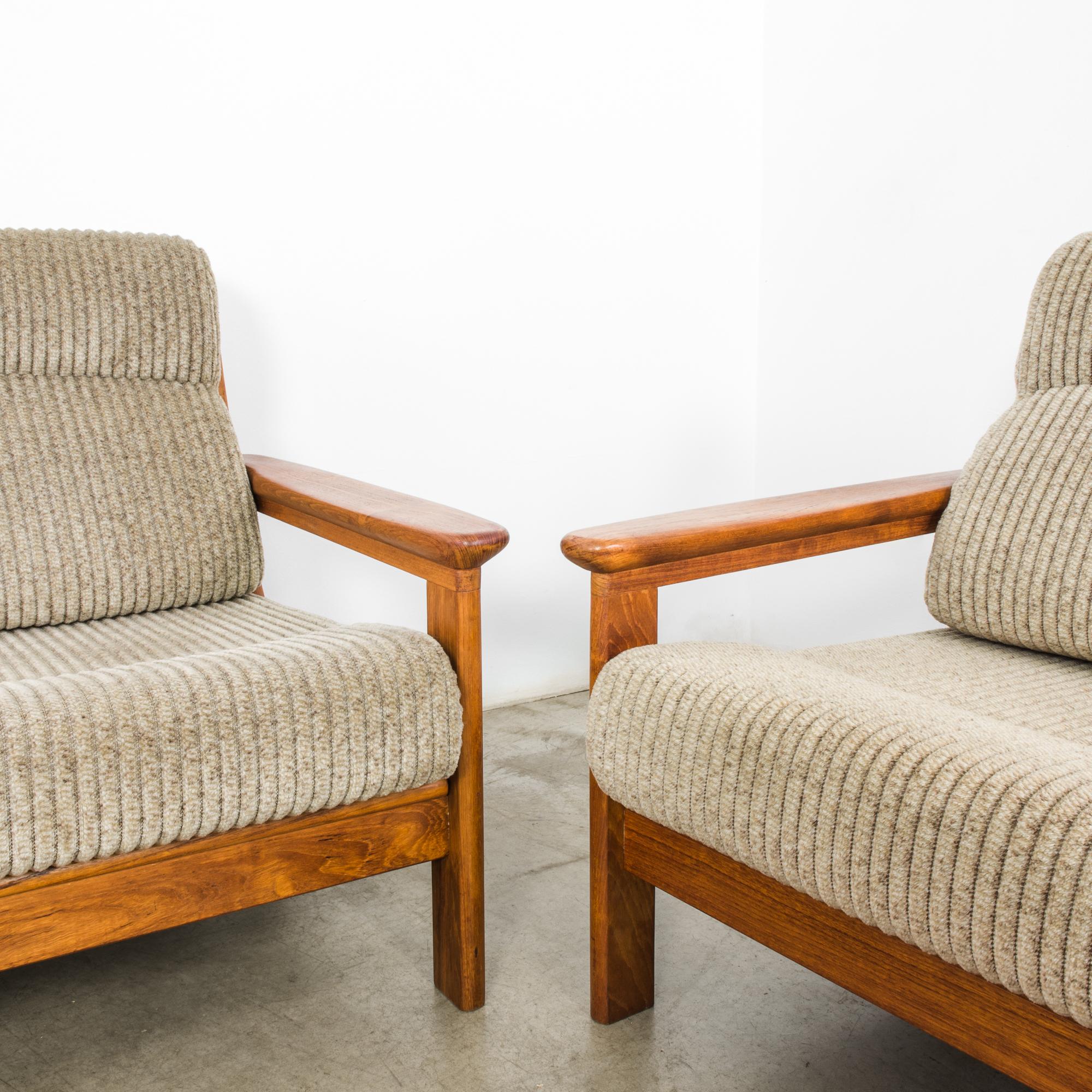 1960s Danish Set of Two Sofas and Armchair 4