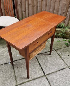 1960's Danish sewing box table