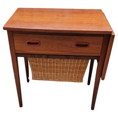 1960's Danish sewing box table