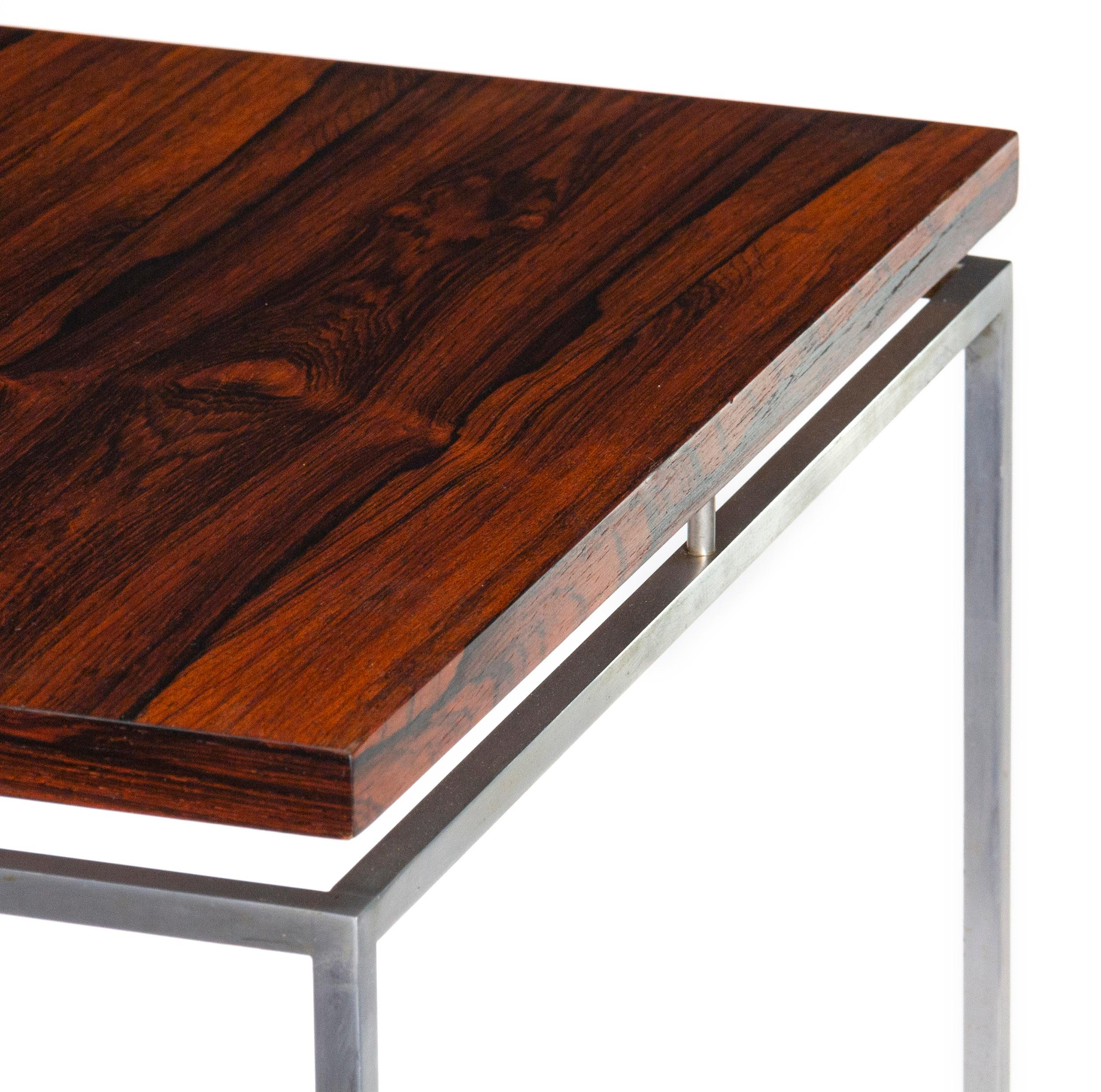 Scandinavian Modern Pair of Side Tables by Knud Joos for Jason Mobler, 1960s For Sale