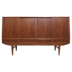 Vintage 1960's Danish Sideboard Buffet of Teak