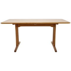 1960s Borge Mogensen Shaker Solid Oak Dining Table