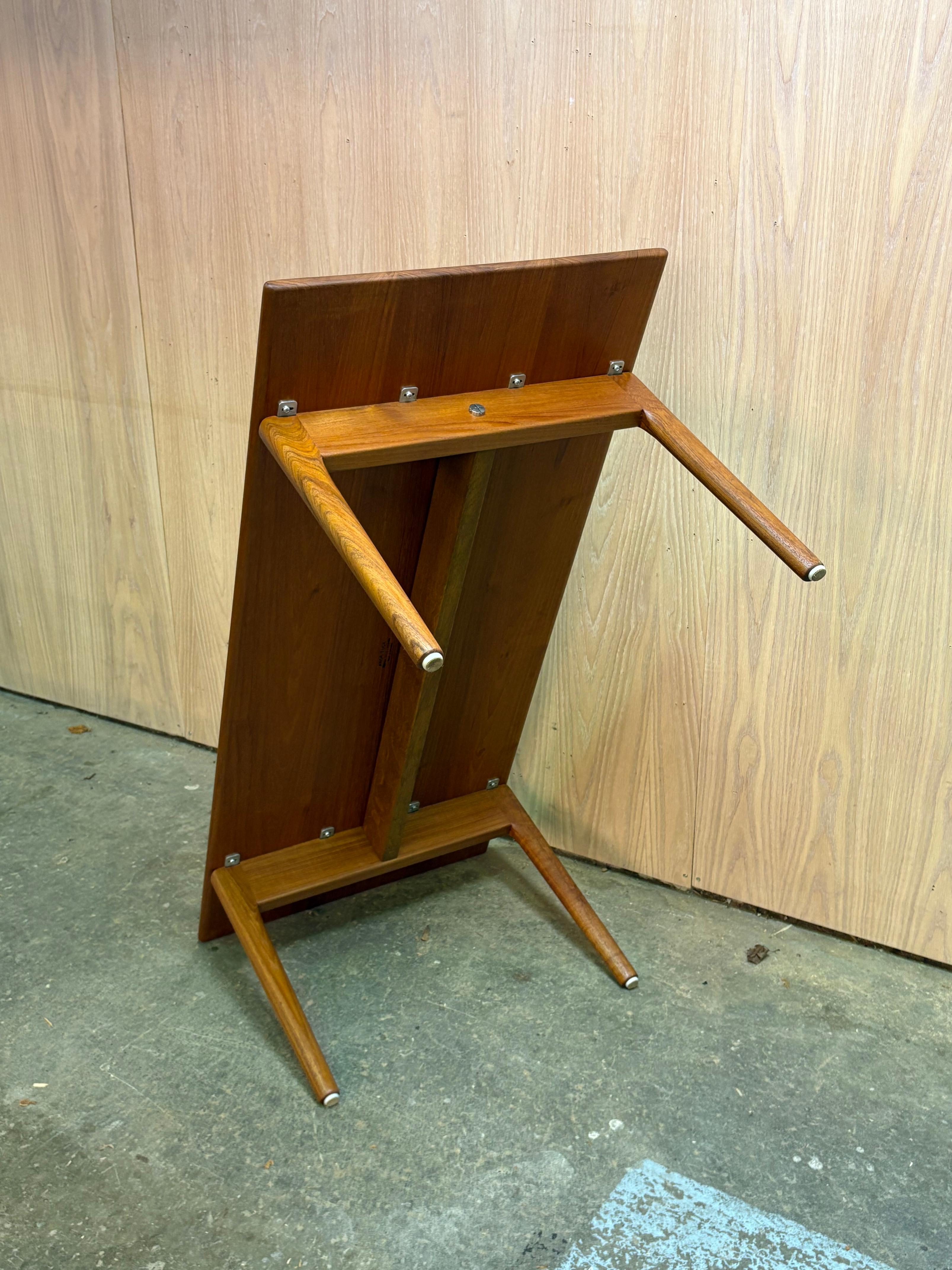 1960s Danish Solid Teak Coffee Table by Hans Wegner For Sale 3