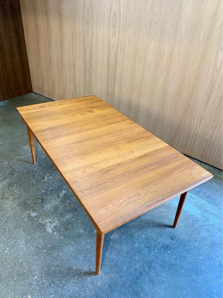 1960s Danish Solid Teak Dining Table by Finn Juhl 2