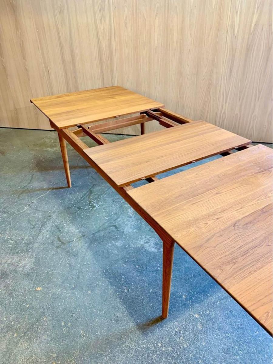1960s Danish Solid Teak Dining Table by Finn Juhl 3