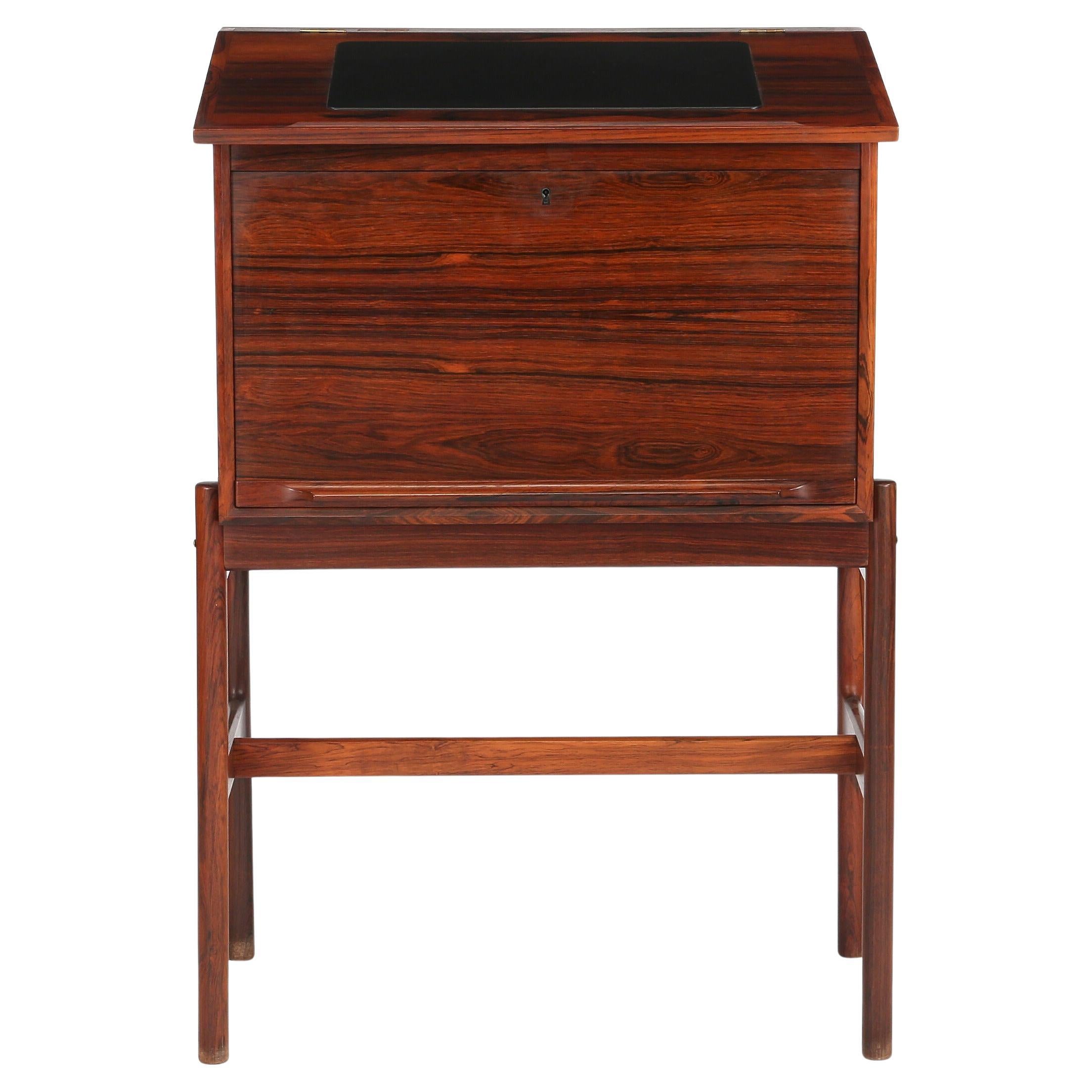 1960s Danish Standing Desk made by a Cabinet Maker