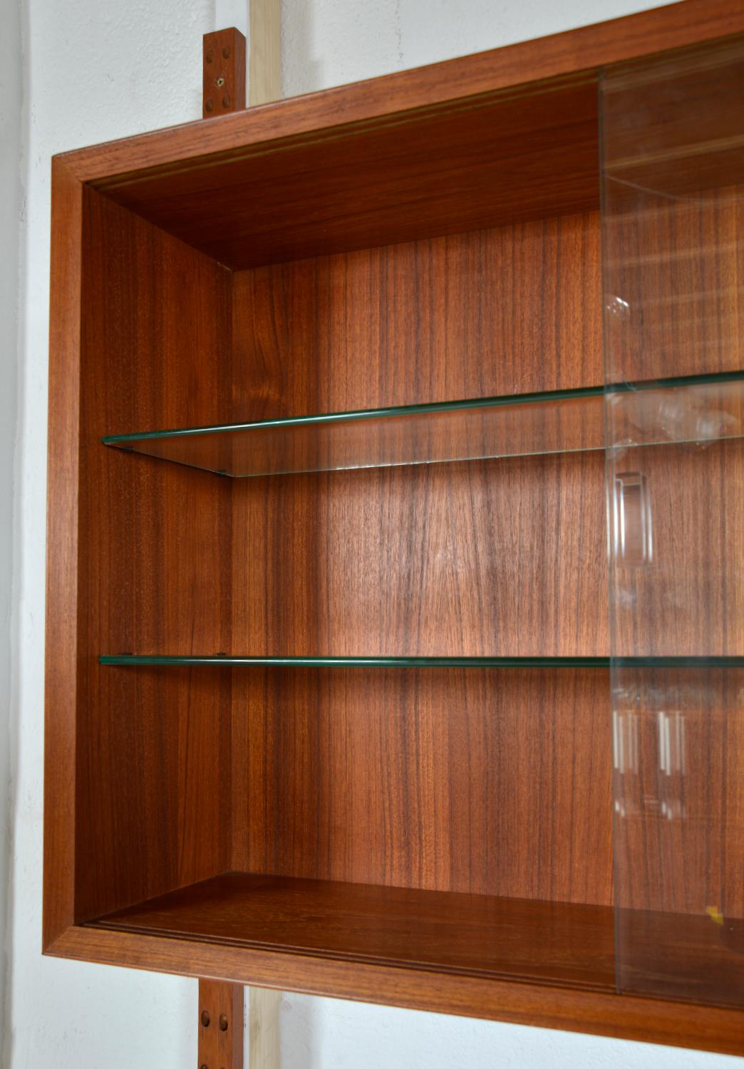 1960s Danish Teak 3-Bay Cado Wall Unit Modular Shelving System by Paul Cadovius 9