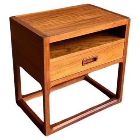 1960’s Danish Teak Aksel Kjersgaard Side Table Nightstand For Sale