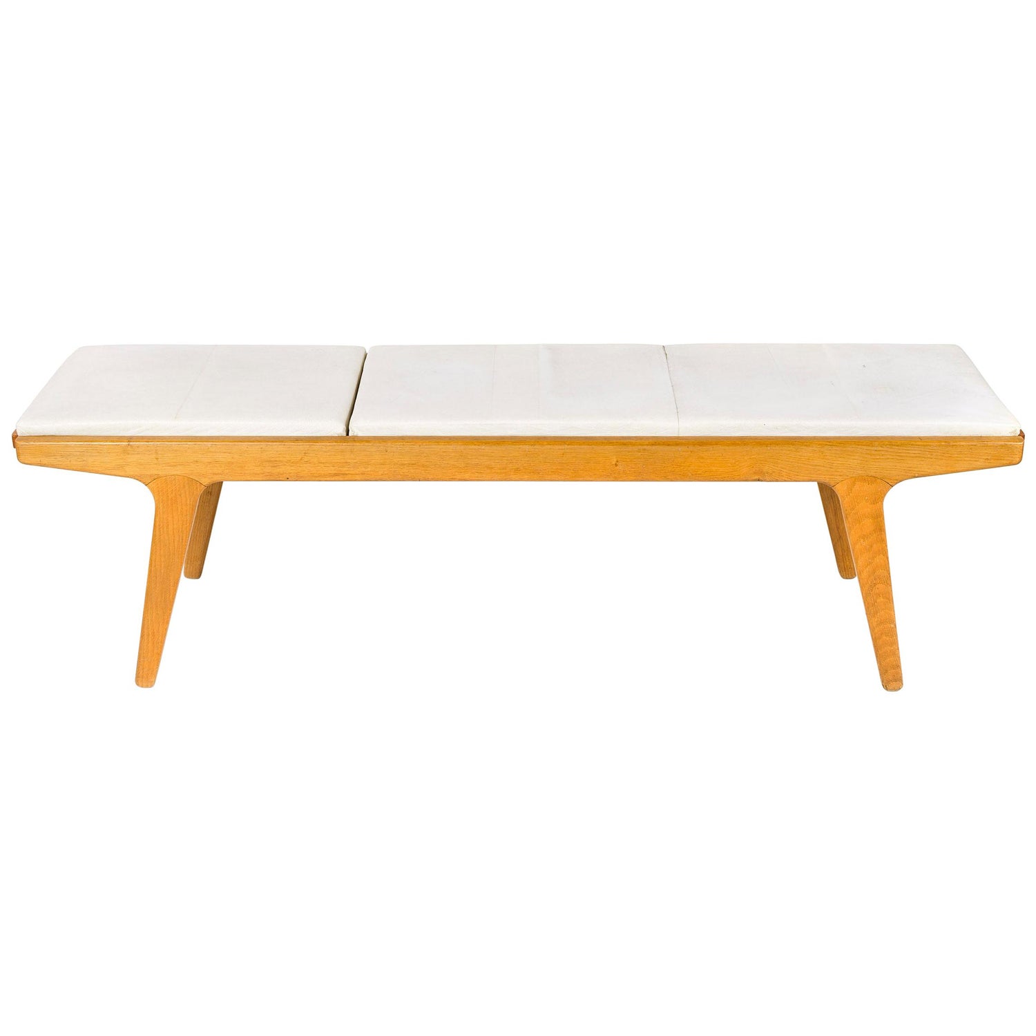 1960s Danish Teak And Oak Reversible Bench For Sale At 1stdibs