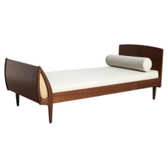 1960s Danish Teak Bed by Sigfred Omann for Ølholm Møbelfabrik