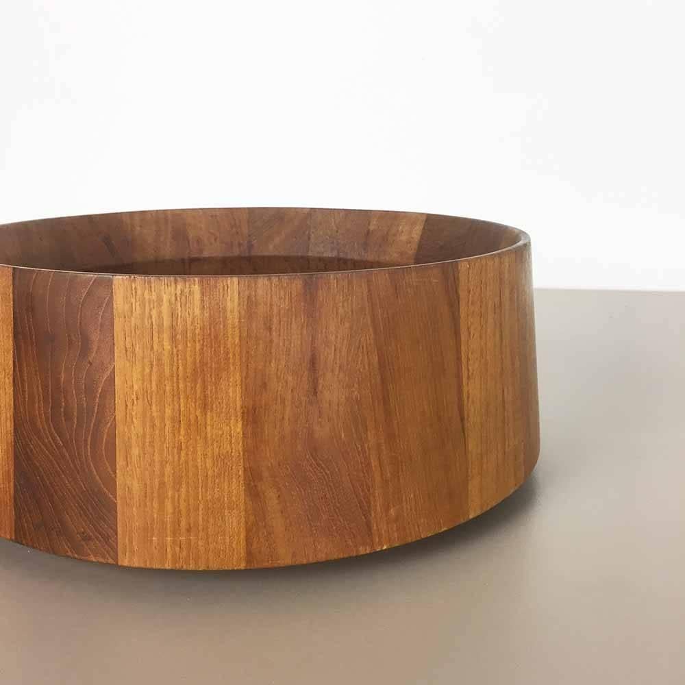 Ciotola in teak danese del 1960 di Dansk Design Designs di Jens Harald Quistgaard In condizioni buone in vendita a Kirchlengern, DE