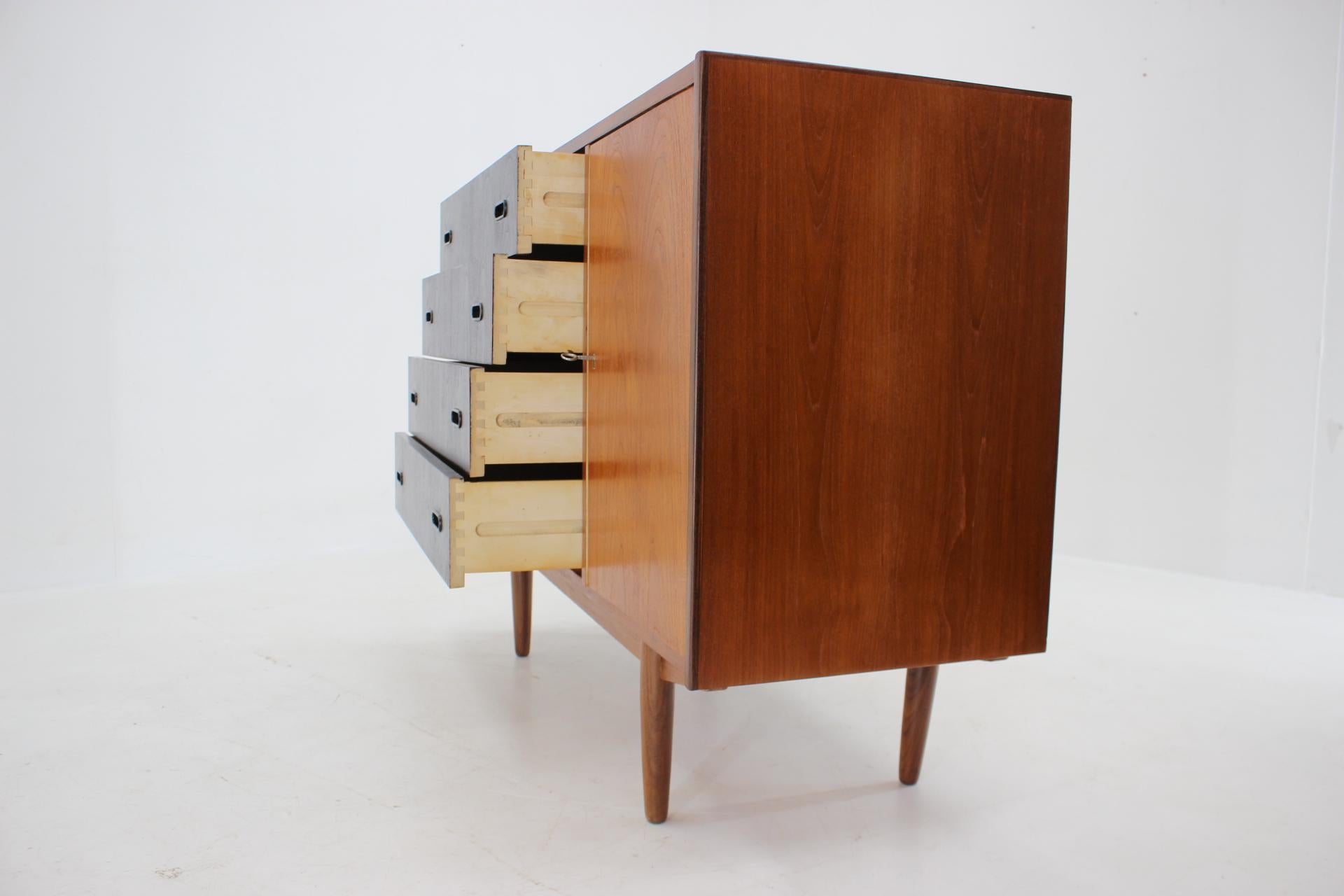 Wood 1960s Danish Teak Cabinet by Kaergaards Mobelfabrik, Denmark For Sale