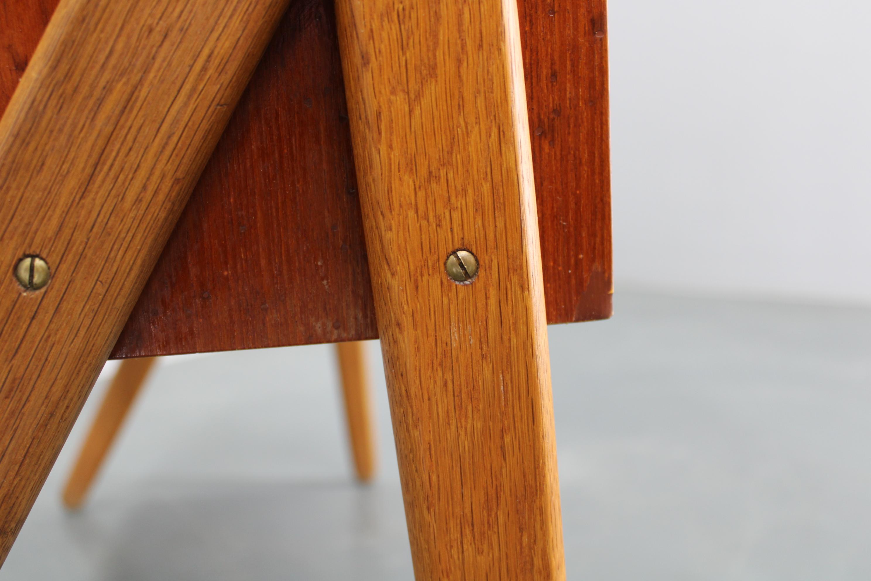 Armadio danese in teak del 1960 con specchio in vendita 9