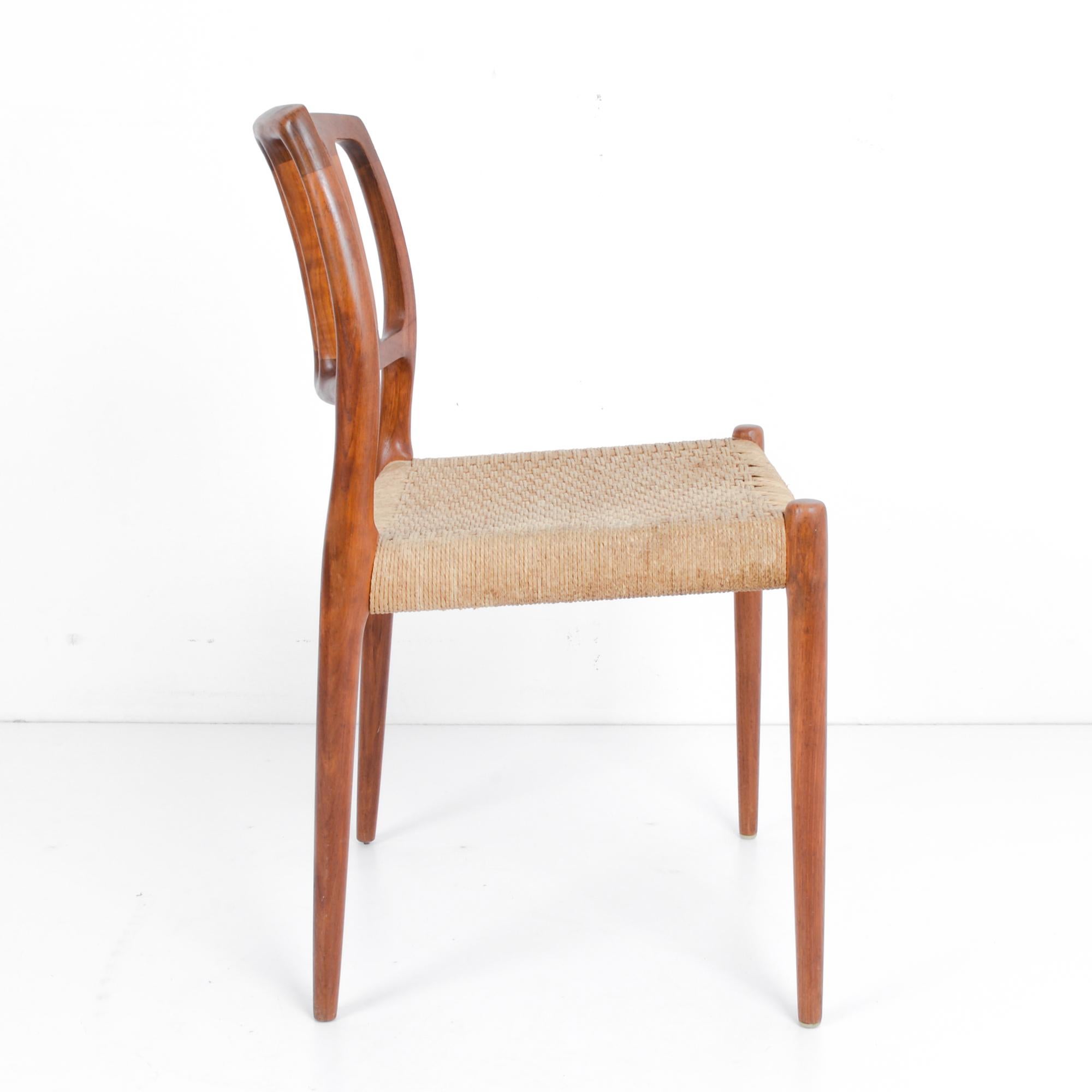 1960s Danish Teak Chair by Arne Hovmand Olsen In Good Condition For Sale In High Point, NC